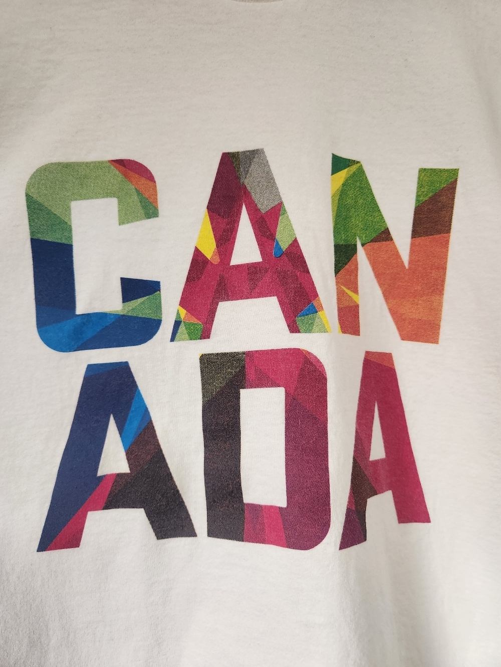 ​Vintage 2012 Team Canada Olympic Tee | Hudson’s Bay Co. Mosaic Graphic Size XL - Picture 4 of 7